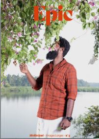 Couverture de la revue Epic représentant un homme de profil avec un arbre