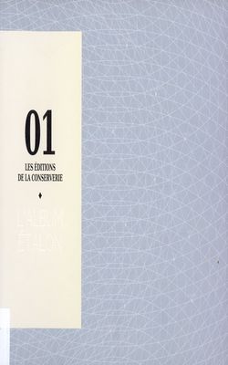 Livre de Anne Delrez, L’album étalon, Les éditions de la conserverie, 2016