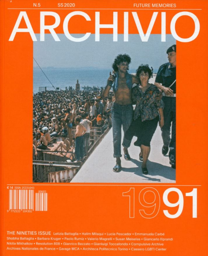 Couverture du magazine Archivio