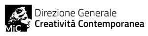 Logo de la direction générale de la créativité contemporaine ; Ministère de la culture italienne
