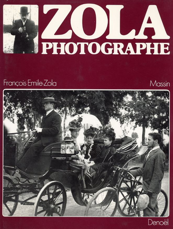 Couverture du livre Zola photographe, chez Denoël, 1979