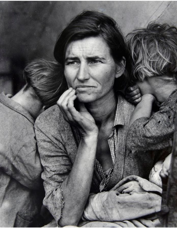 Mère migrante, Nipomo, Californie, 1936 par Dorothea Lange