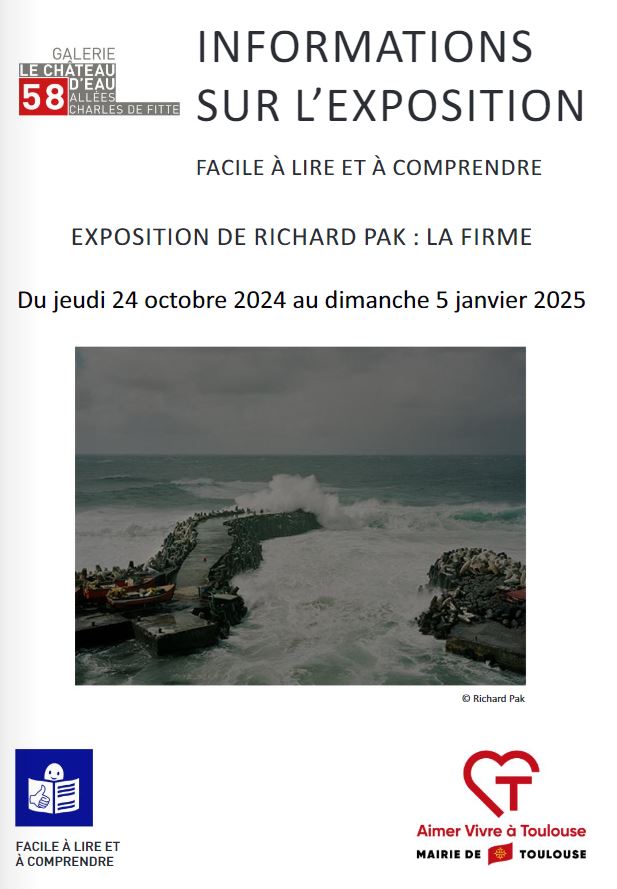 Informations sur l'exposition "La Firme" de Richard Pak en FALC