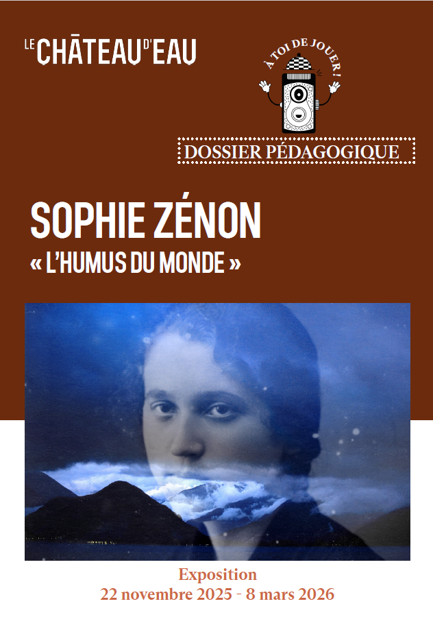 Première page du dossier pédagogique de l'exposition de Sophie Zénon