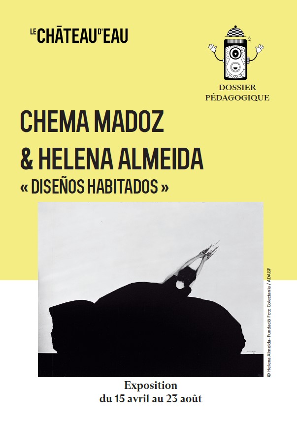 Première page du dossier pédagogique exposition « Diseños habitados » – Chema Madoz et Helena Almeida