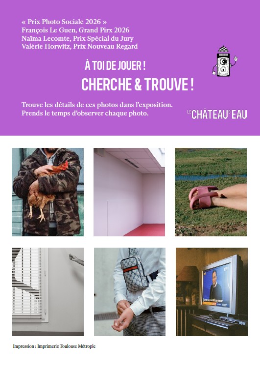 Première page du cherche et trouve exposition « Prix Photo Sociale 2026 »