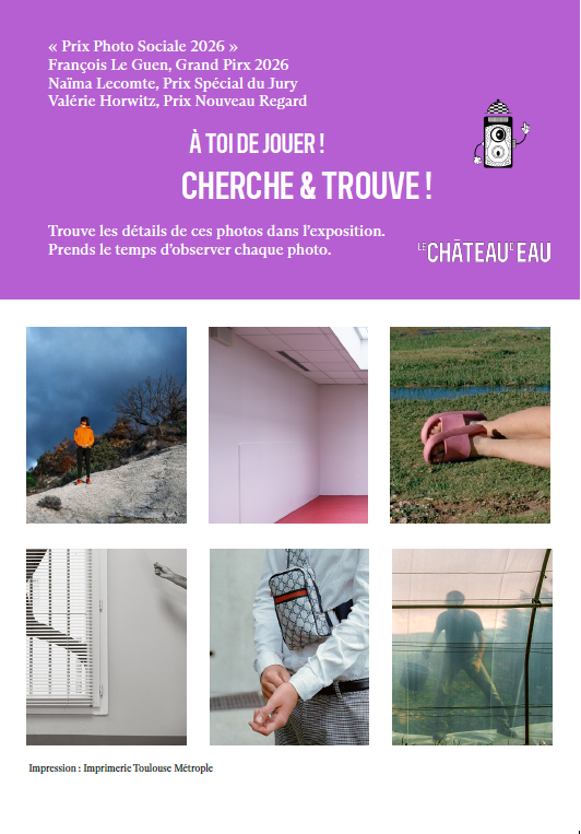 Première page du cherche et trouve exposition « Prix Photo Sociale 2026 »